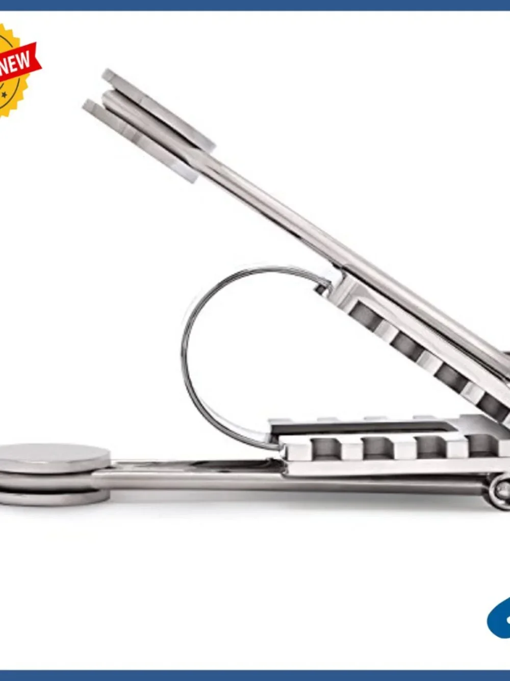 Stainless Steel Money Clip Wallet Slim Minimalist Credit Card Holder